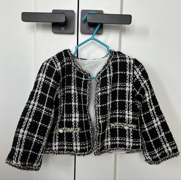 Kids Tweed Dress and Matching Jacket - Picture 2 of 3